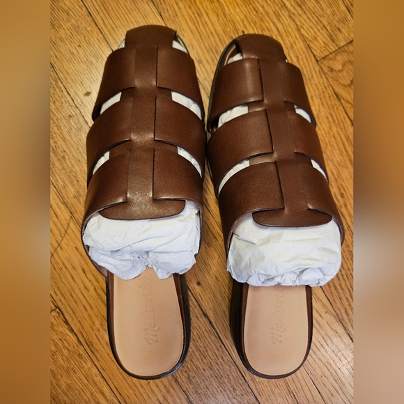 Madewell The Dixson Fisherman Mule Size 10 New In Box - Picture 3 of 8